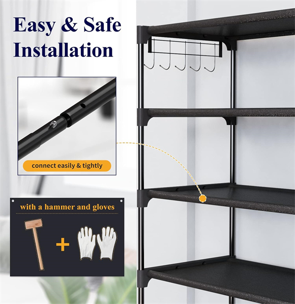 shoe rack without cover